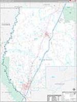 Pearl River, Ms Carrier Route Wall Map